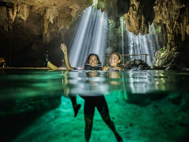 Snorkel en Cenote Chaak Tun